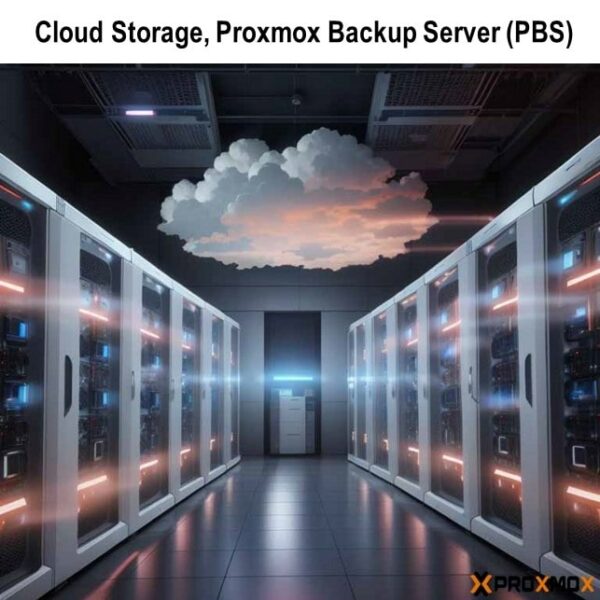 Cloud storage proxmox backup server ( PBS ) 500 GB NVME Per Bulan